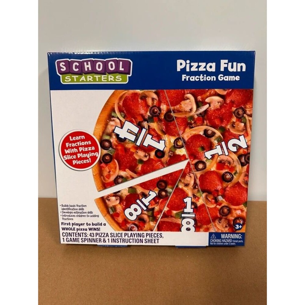 School Starters Pizza Fun Fraction Game
